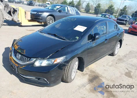 2013 Honda Civic Lx из США, поврежденный, VIN 2HGFB2F5XDH587314